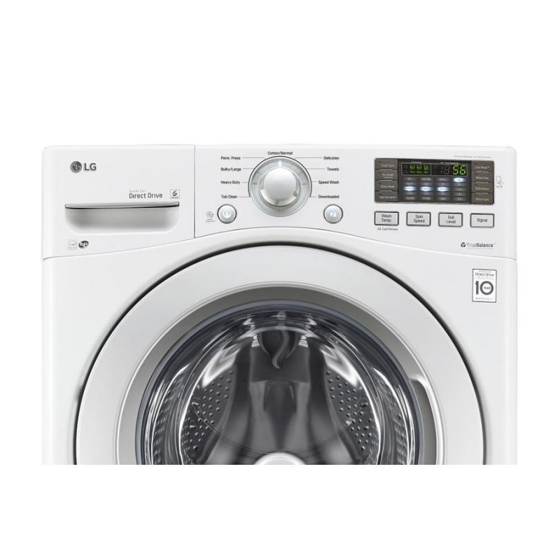 LG WM3270CW TWINWash Compatible 4.5cu ft HighEfficiency Stackable